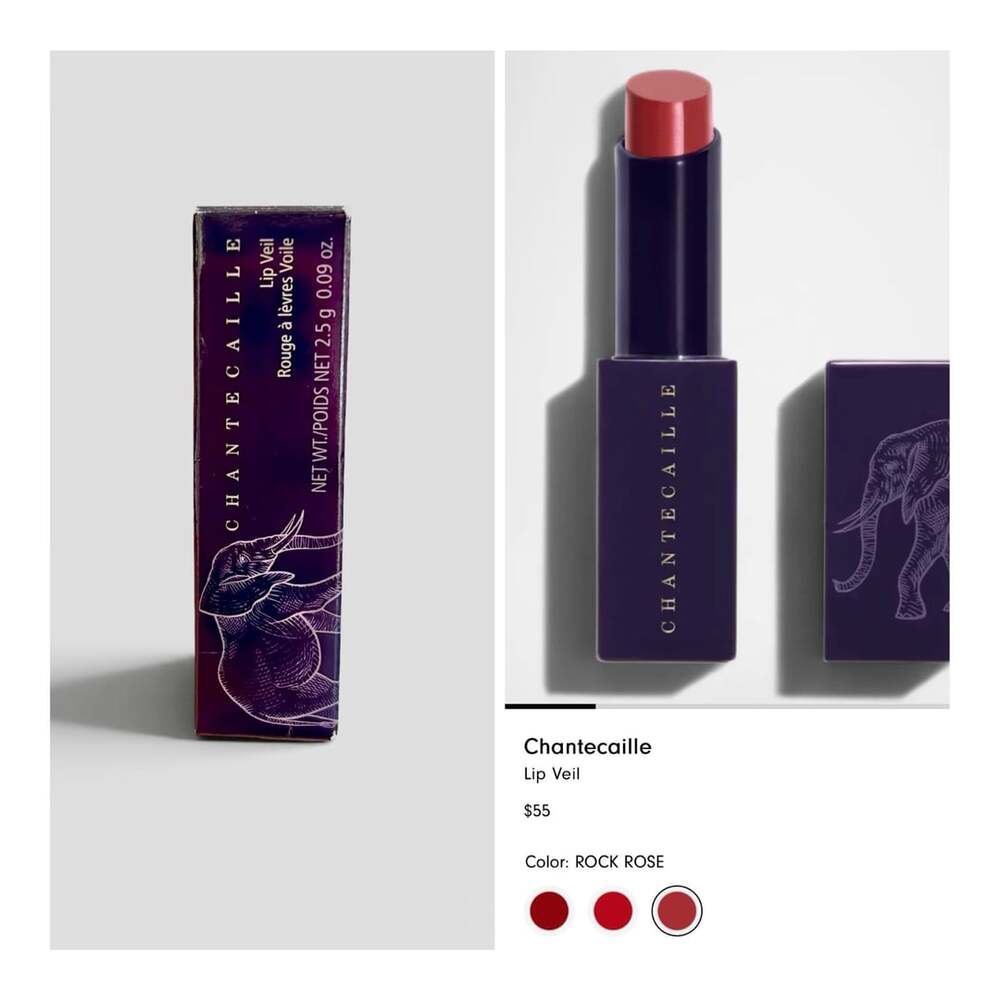 Chantecaille Lip Veil Hydrating Lipstick in Rock Rose. NIB! MSRP $55.